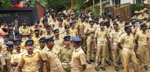 What is the police’s objective at Sabarimala?